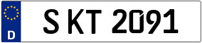 Truck License Plate